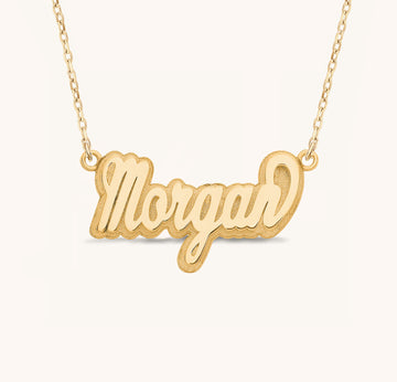 Personalized Double Layer Nameplate Necklace