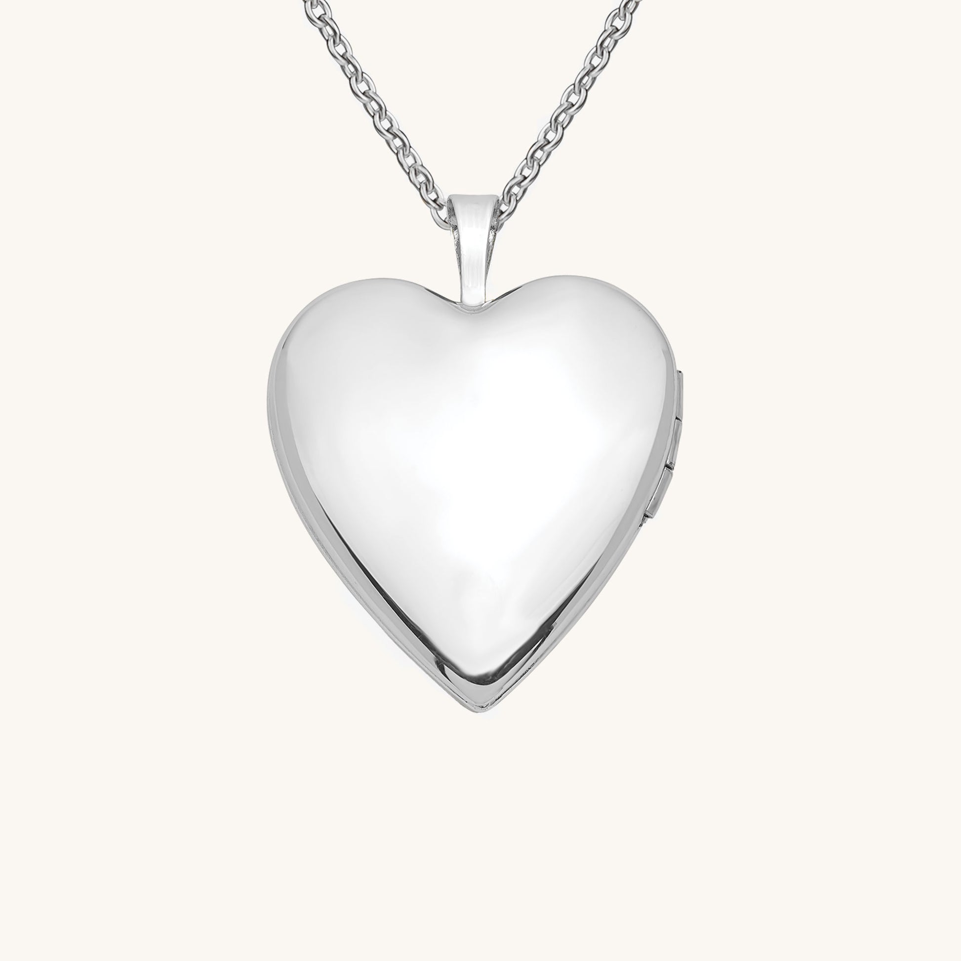 Diamond Star Heart Locket Necklace - Keepsakes