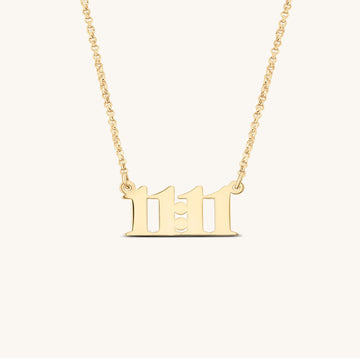Right On Time Angel Number Necklace