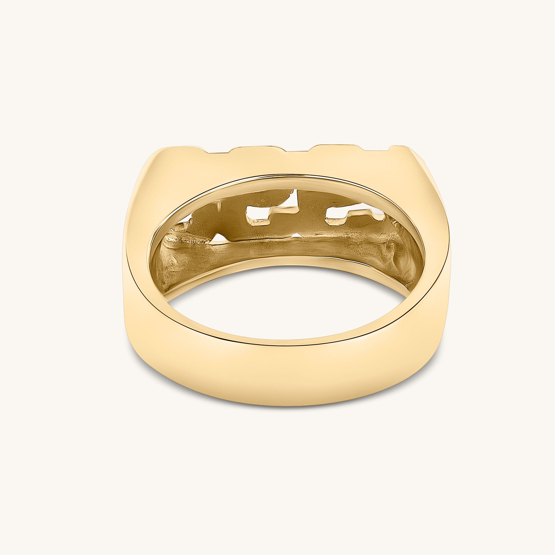 Personalized Varsity Number Year Ring - Keepsakes
