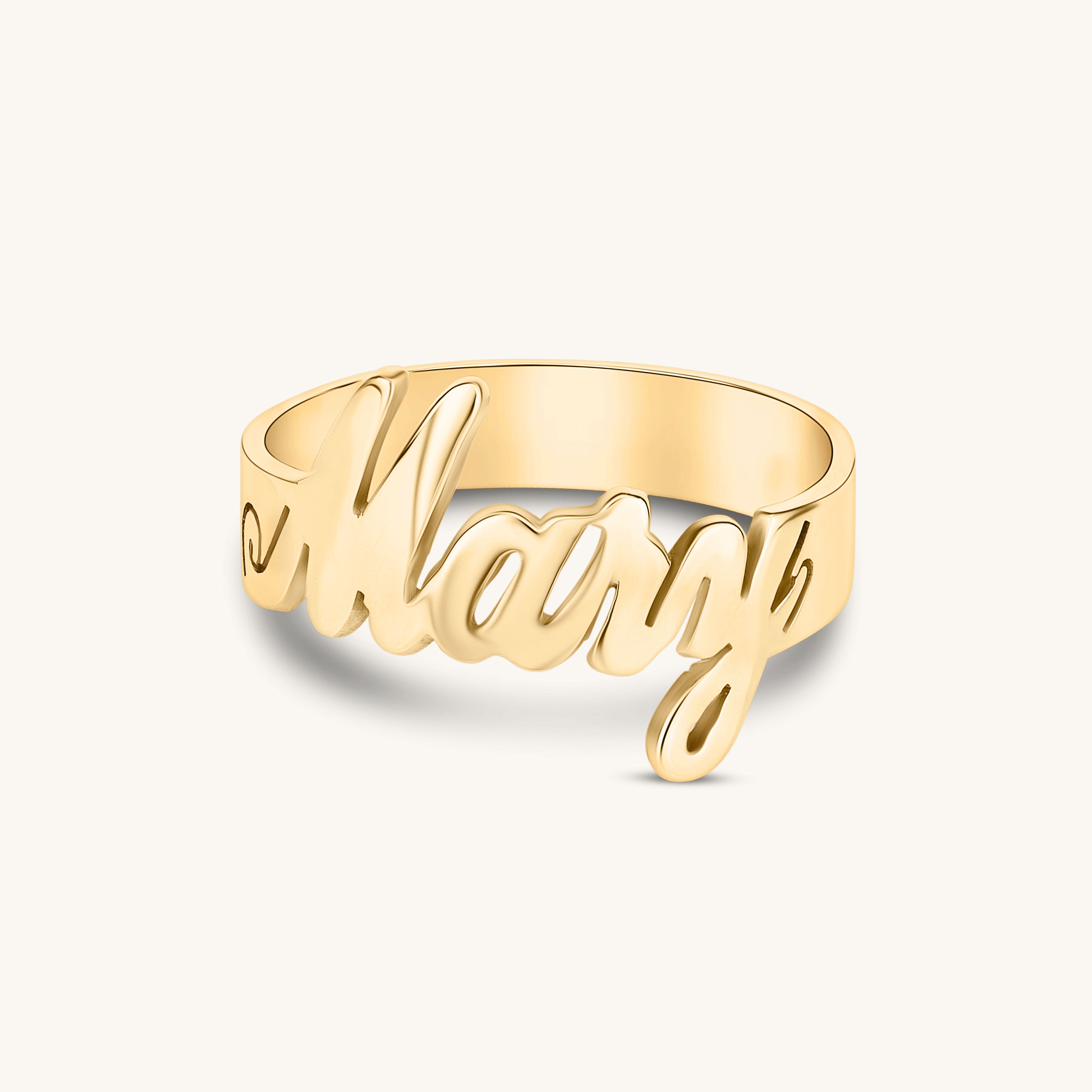 Personalized Script Monogram Ring │HandPicked